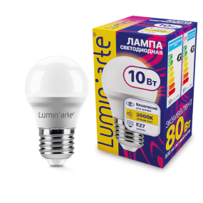 Светодиодная лампа Luminarte LSTD-G45-10W3KE27 10Вт 3000K E27