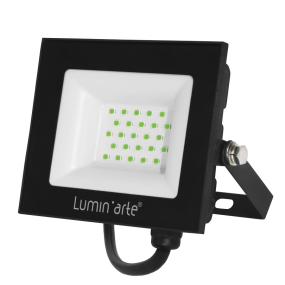 Светодиодный прожектор Luminarte LFL-30W/07 30Вт Зеленый цвет свечения IP65